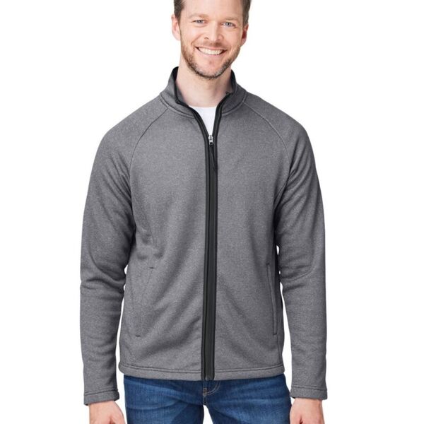 Men's Venture Heathered Stripe Full-Zip Thumbnail