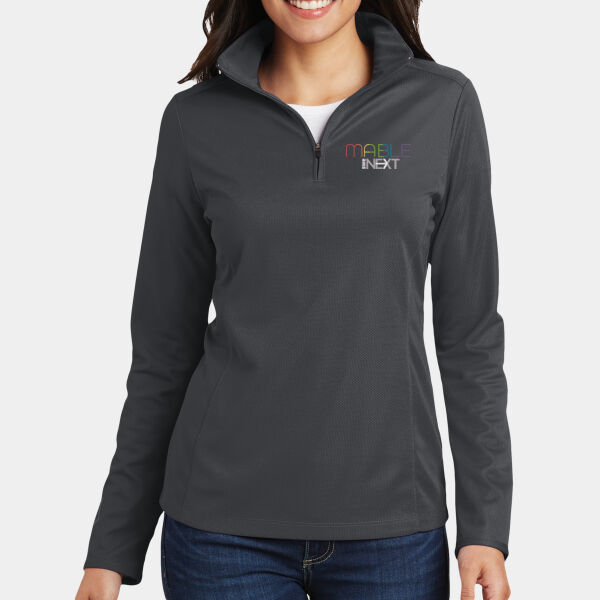 Women's Pinpoint Mesh 1/2 Zip Thumbnail