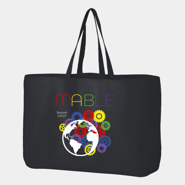 12 oz., Cotton Canvas Jumbo Tote Thumbnail